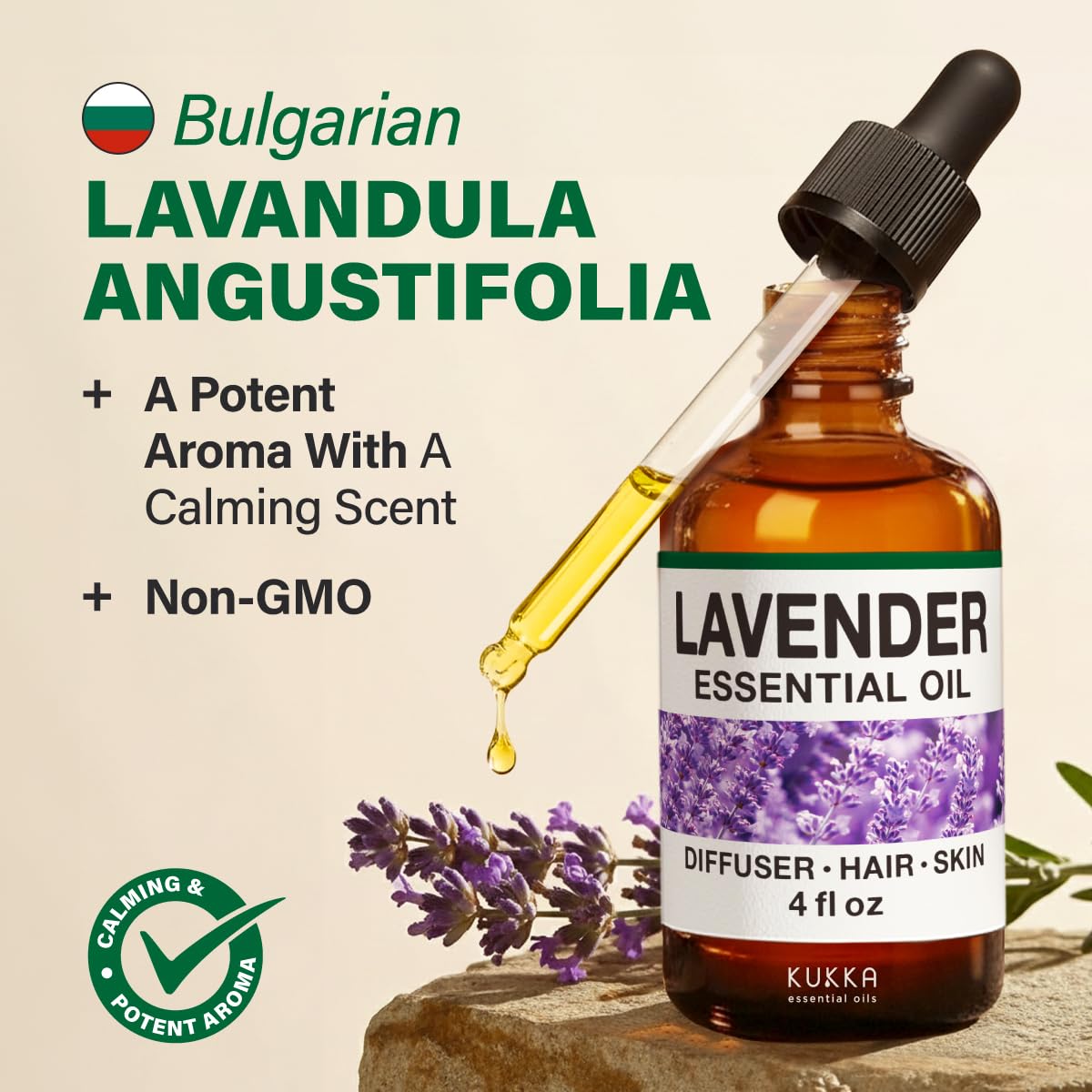 Sandalwood & Lavender Essential Oils Set 2x4 fl oz B136