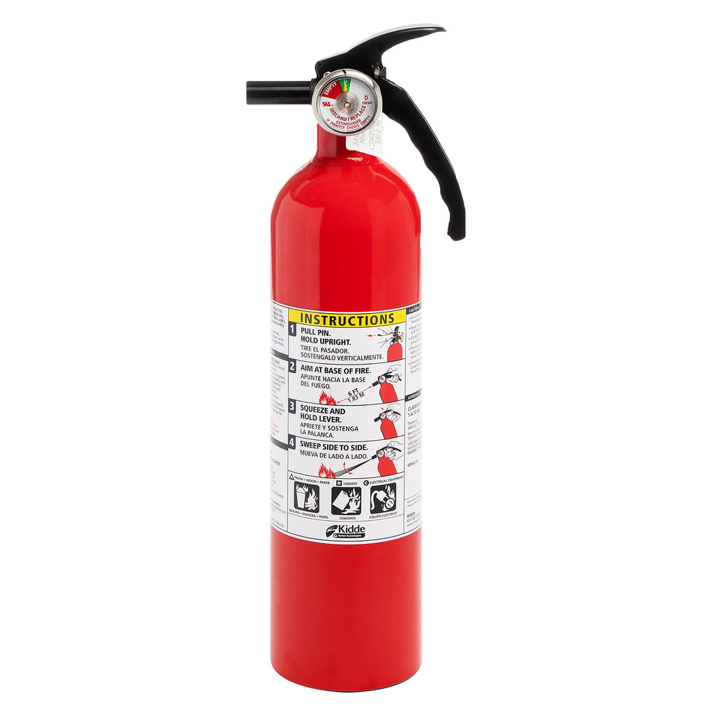 Red Dry Chemical Fire Extinguisher with Mounting Bracket W5910