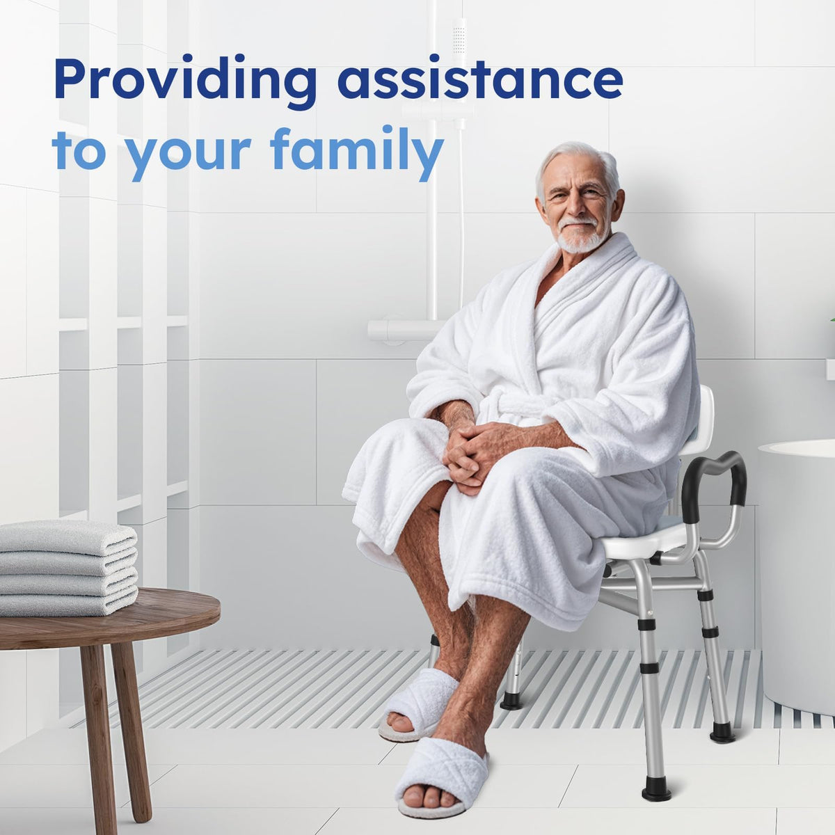 Shower Chair with Arms and Back J97369