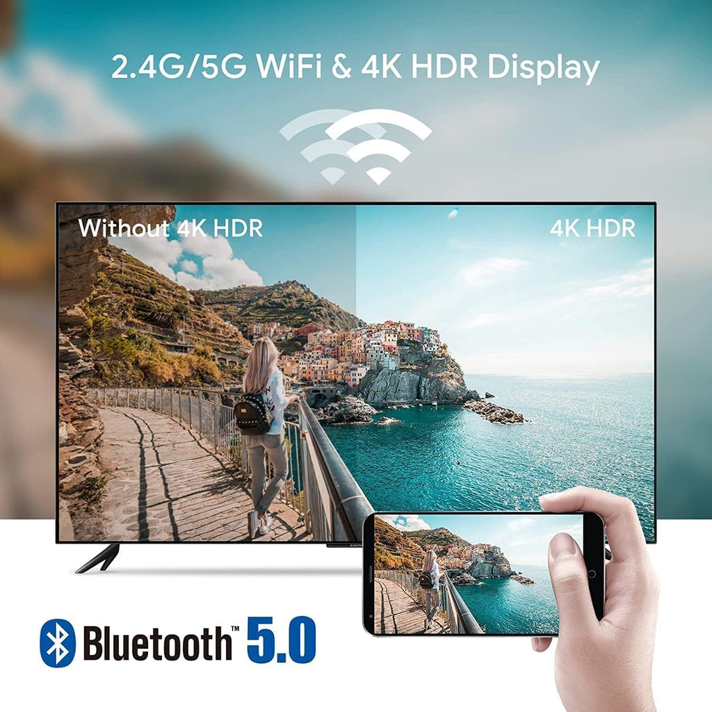 4K Android TV Stick Voice Remote Bluetooth Dual Band WiFi USB-C G2981