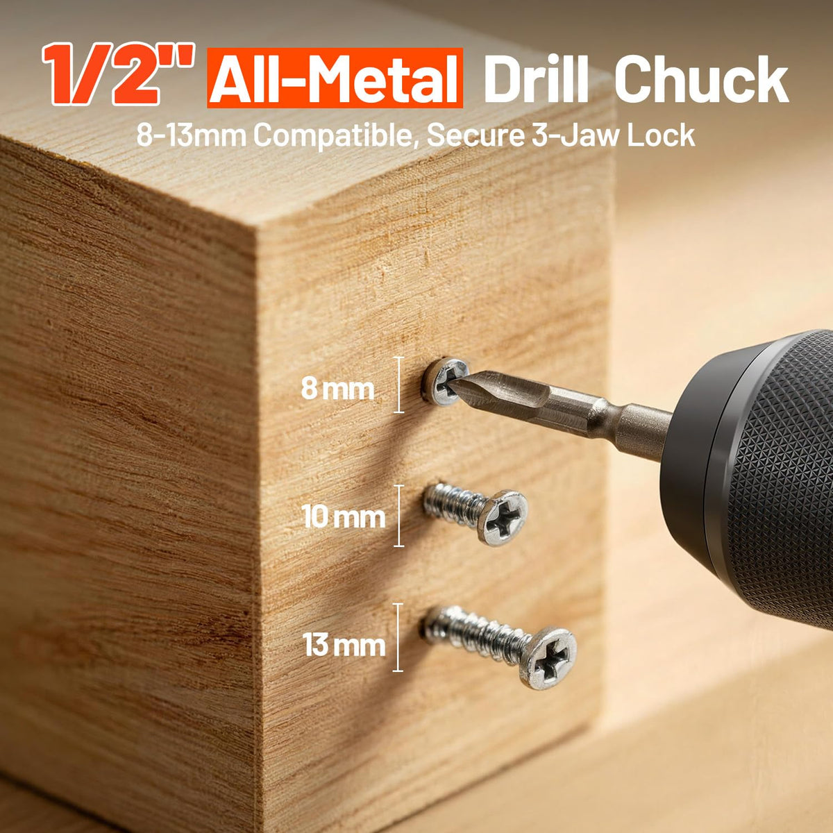 20V Cordless Drill Set 1/2-Inch Keyless Chuck 64-Piece Tool Kit with Bag R971479