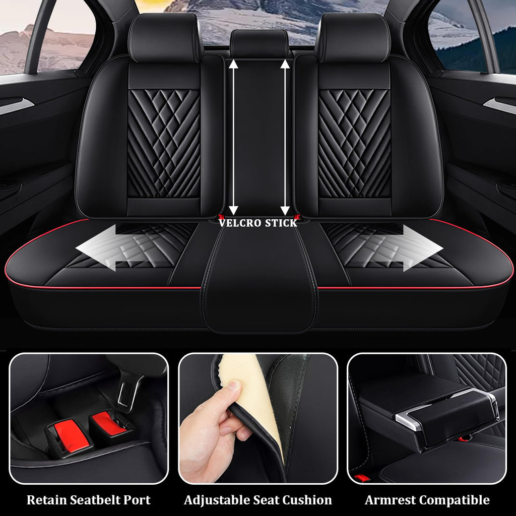 Waterproof Nappa Leather Full Set Car Seat Covers P94260