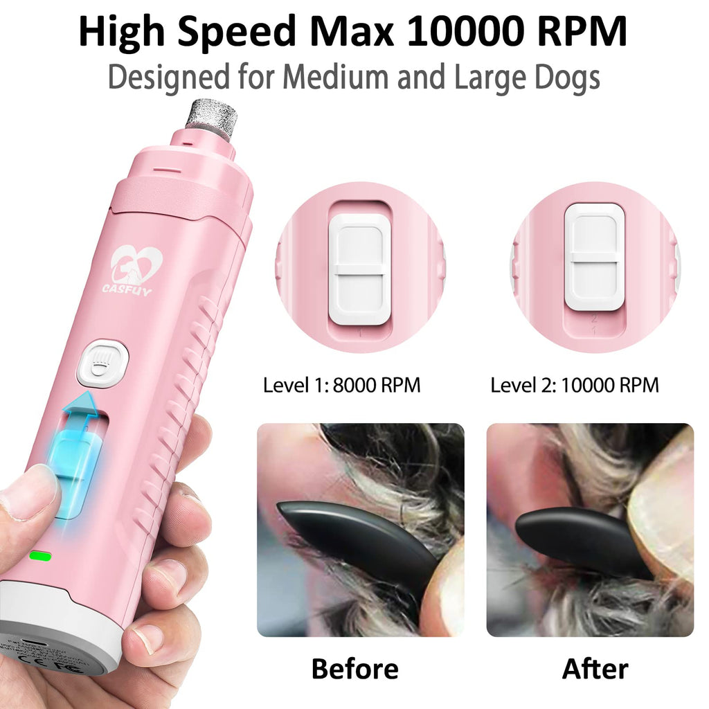 Dog Nail Grinder with 2 LED Light T3936