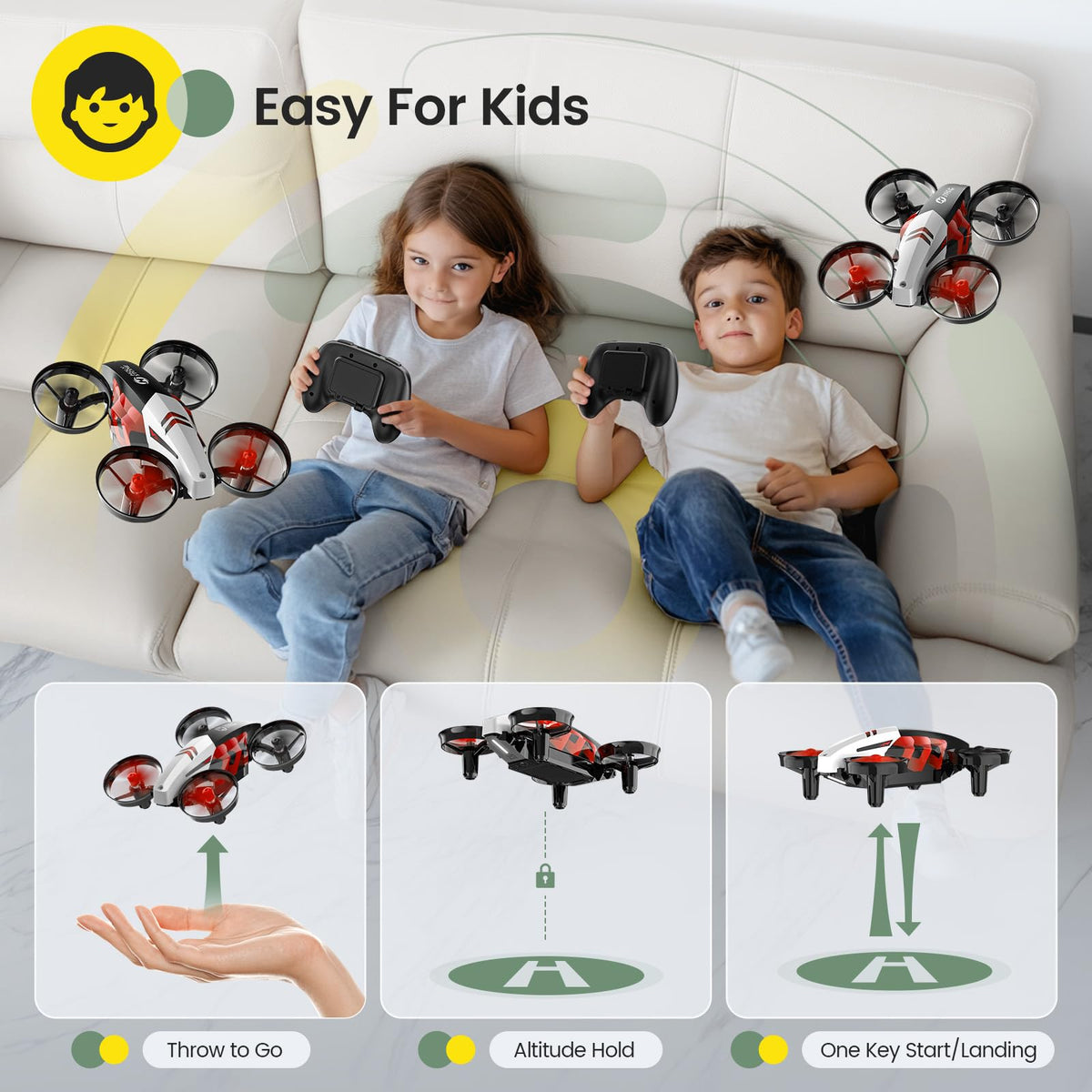 Mini Indoor RC Quadcopter with 3D Flip L936