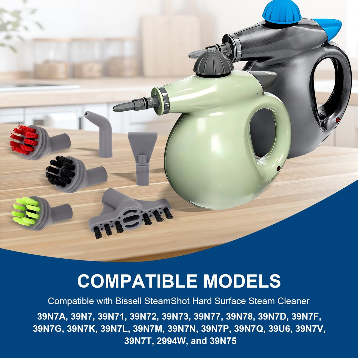 Compatible with Bissell SteamShot Hard Surface Steam Cleaner Replacement Parts (10 Pack) S8303