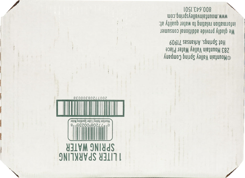 Sparkling Water 12pk 33.8 Fl Oz I6184