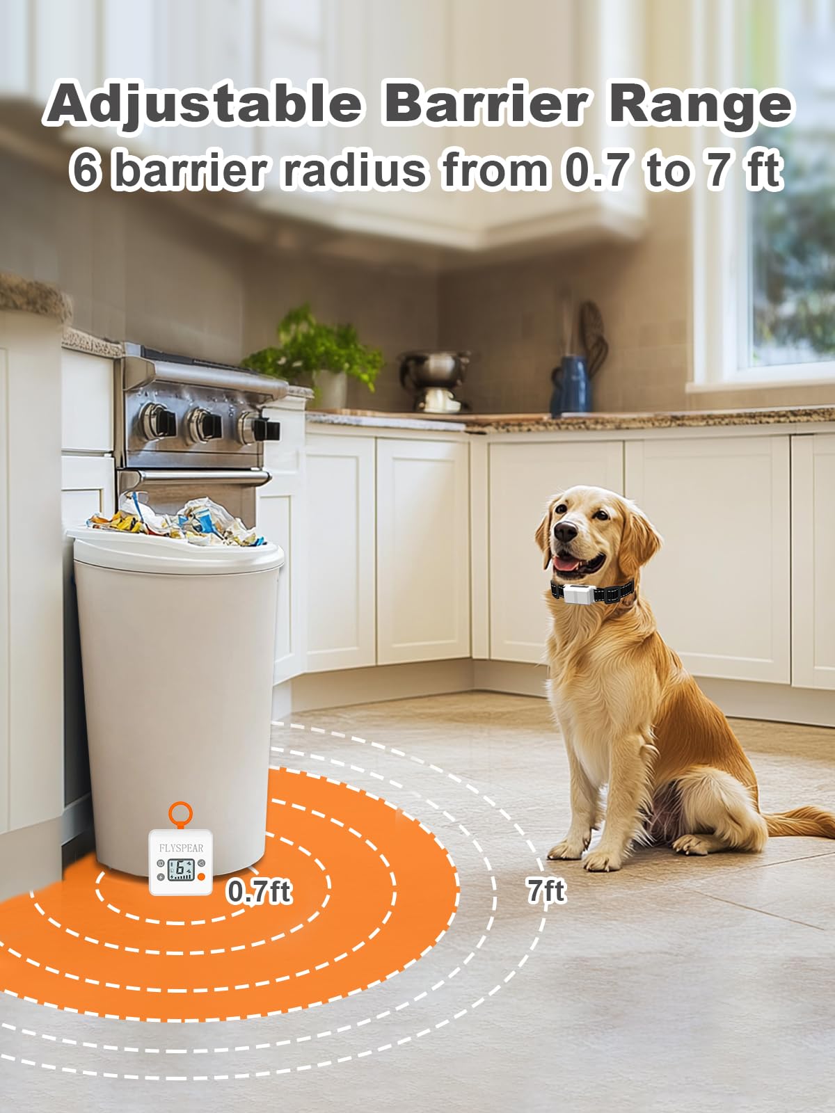 Wireless Pet Barrier with 2 Transmitters S343
