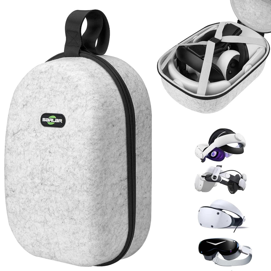 Large Hard Carrying Case Compatible with VR Gaming Headset E1411
