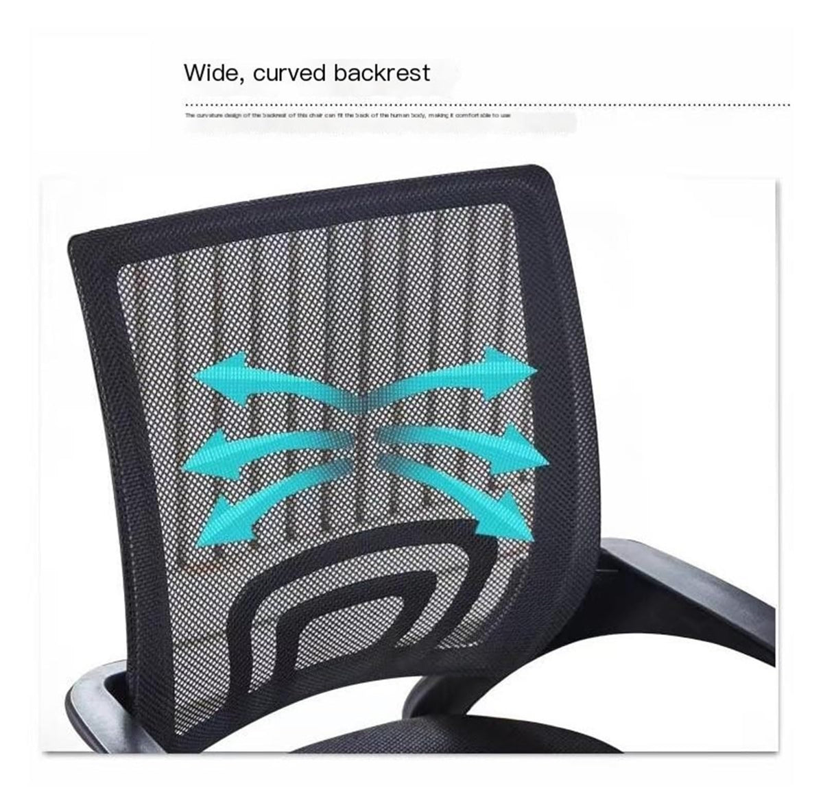 Orange Mesh Swivel Office Chair C122374