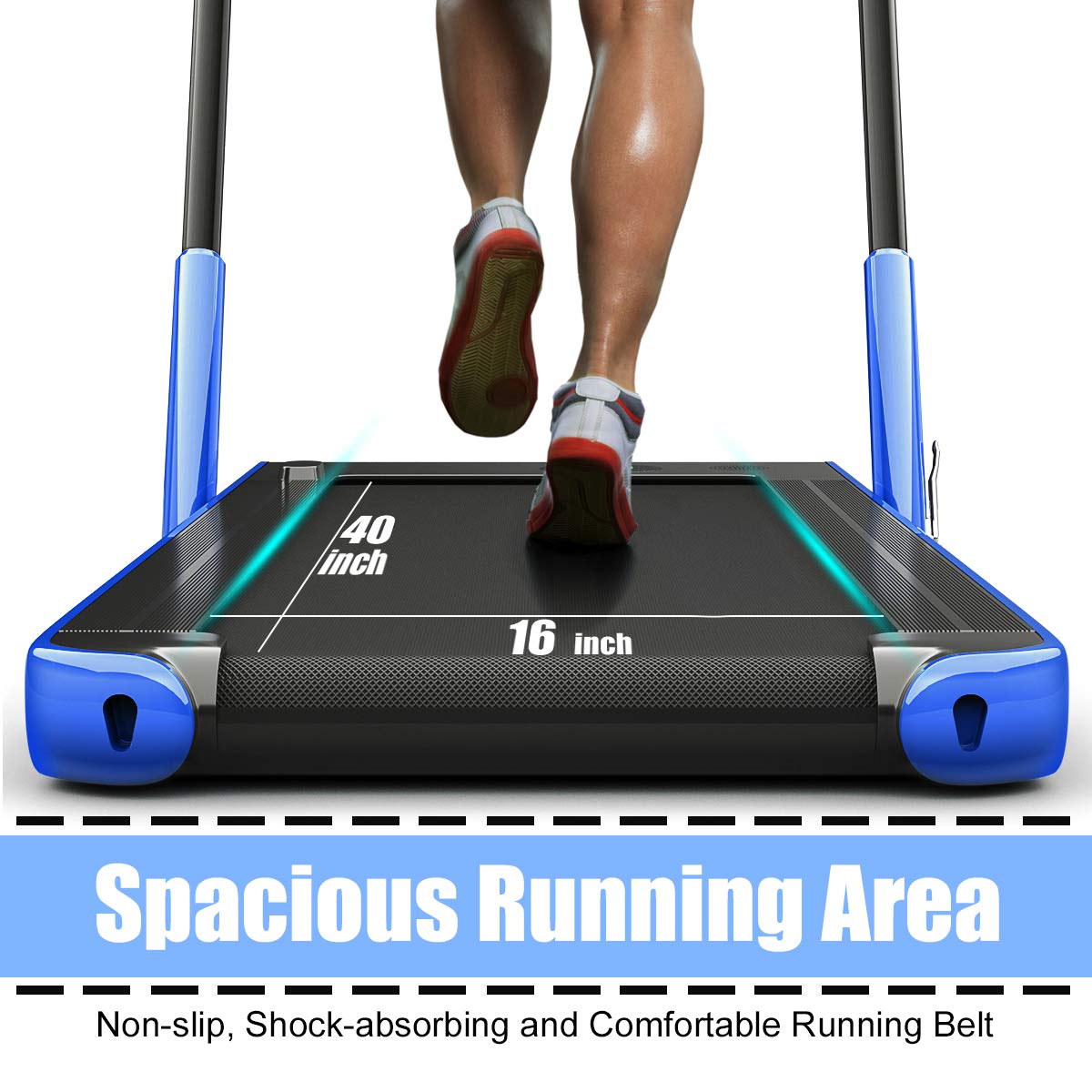 2 in 1 Under Desk Treadmill with Smart App G844