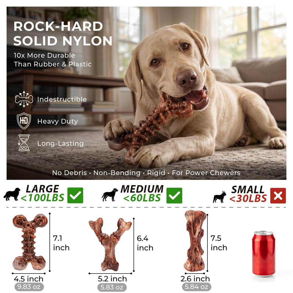 3-Pack Dog Chew Toys Y47781