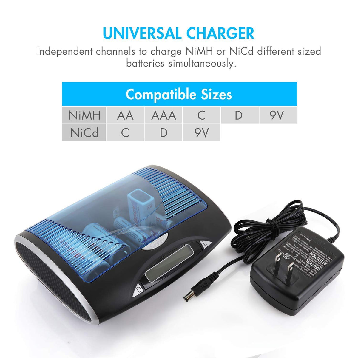 D Size Rechargeable Batteries O209