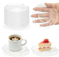 12 Pack 4.7 Inch Clear Glass Dessert Plates O1363