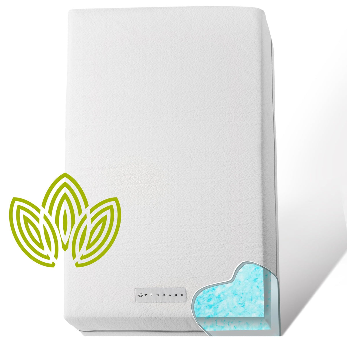 Organic Cotton 2-Sided Memory Foam Crib Mattress Y549