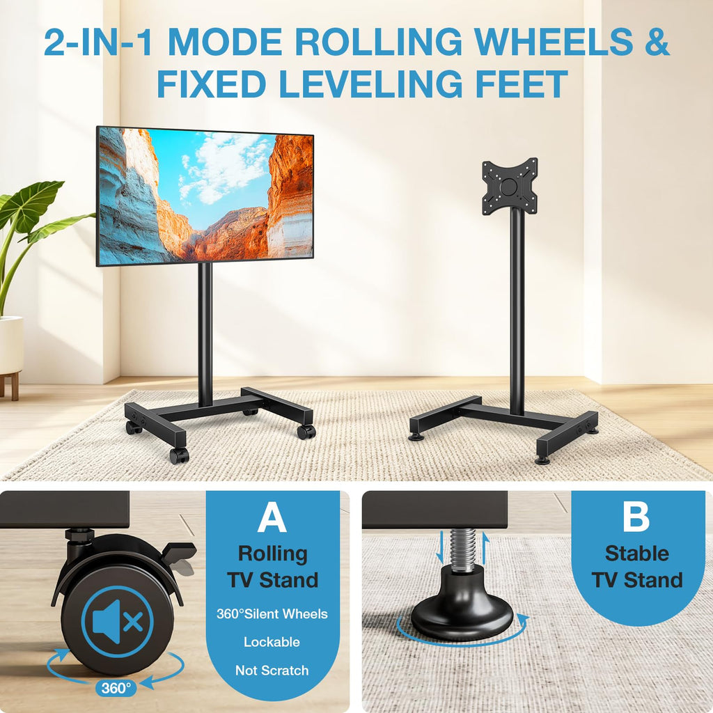 Rolling TV Stand for 13-50 Inch TVs C228