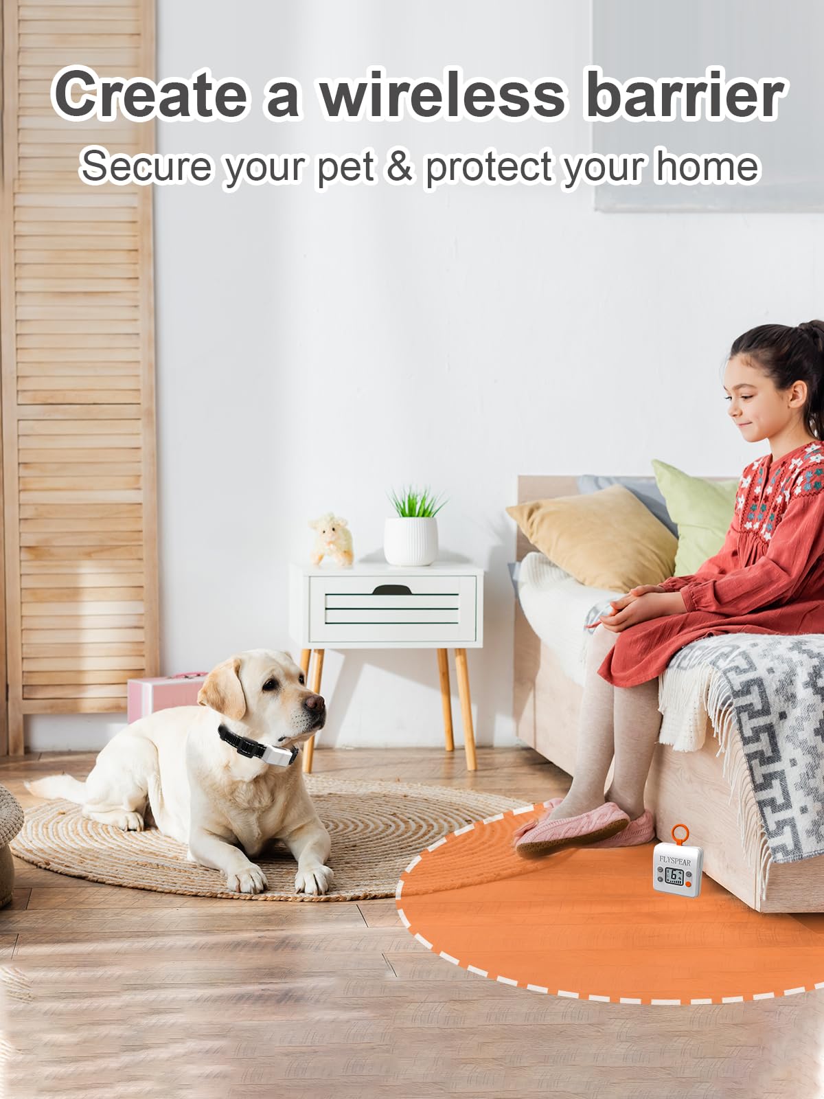 Wireless Pet Barrier with 2 Transmitters S343