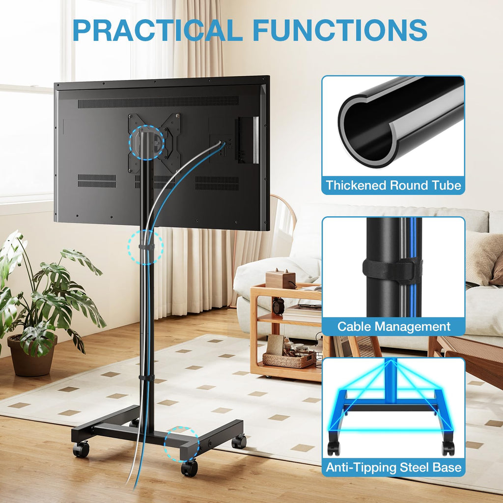 Rolling TV Stand for 13-50 Inch TVs C228