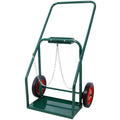 440 lb Capacity Welding Cylinder Hand Truck with 10-Inch Solid Rubber Wheels C12554