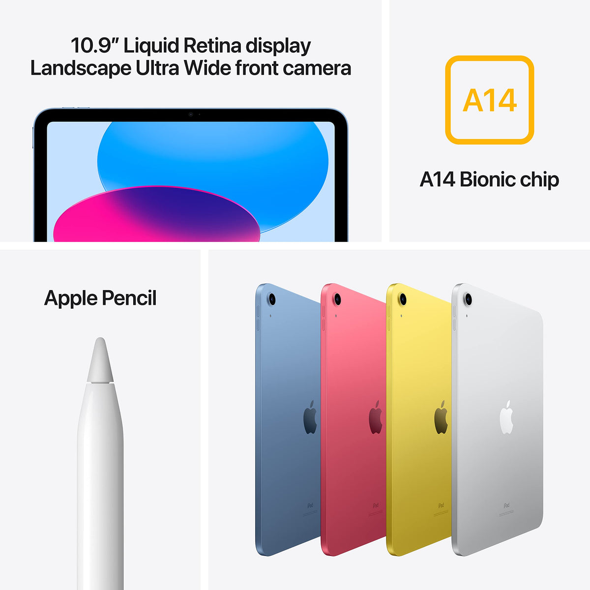 2022 iPad 10.9-inch WiFi 64GB Blue J49383