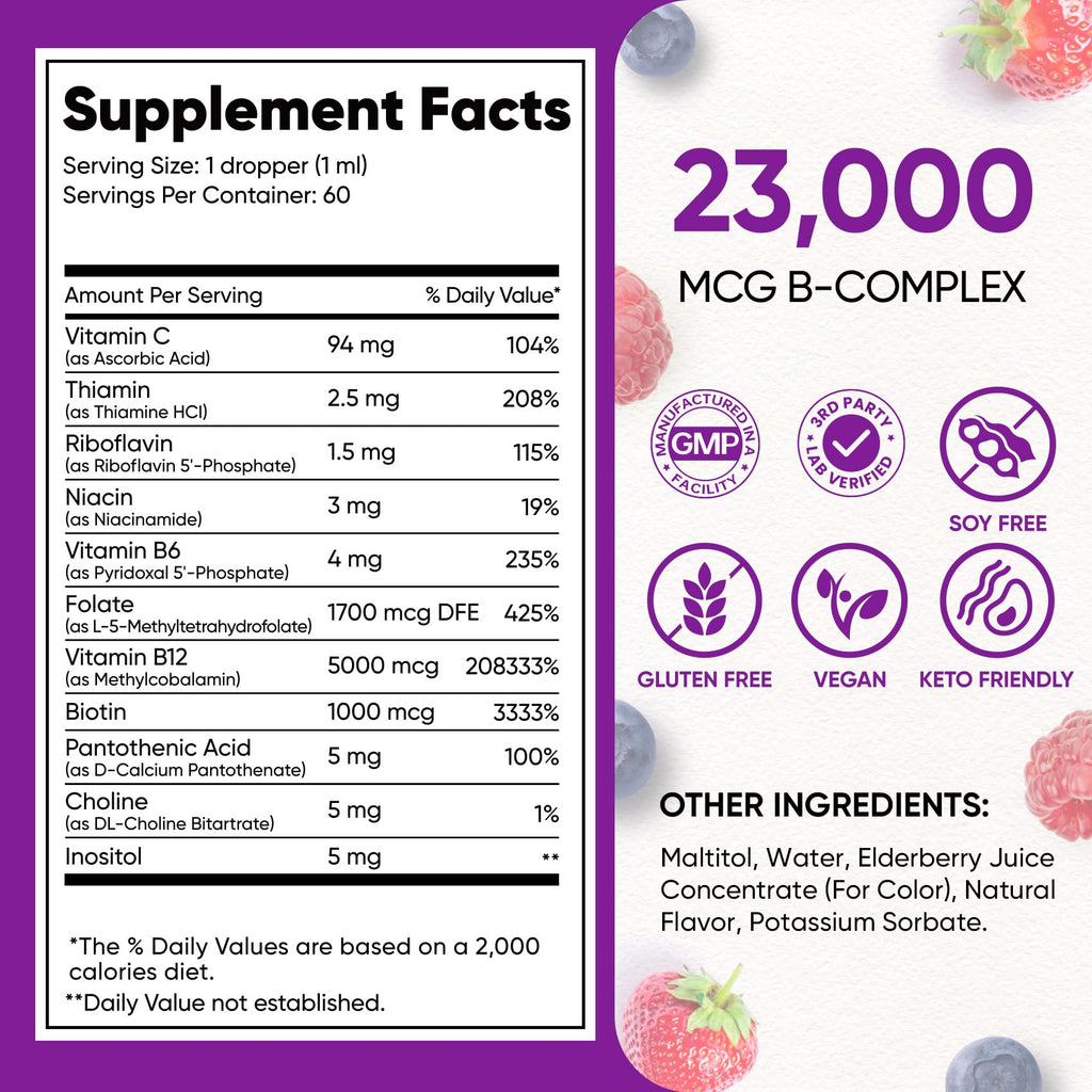 Vitamin B Complex 23000mcg A589559