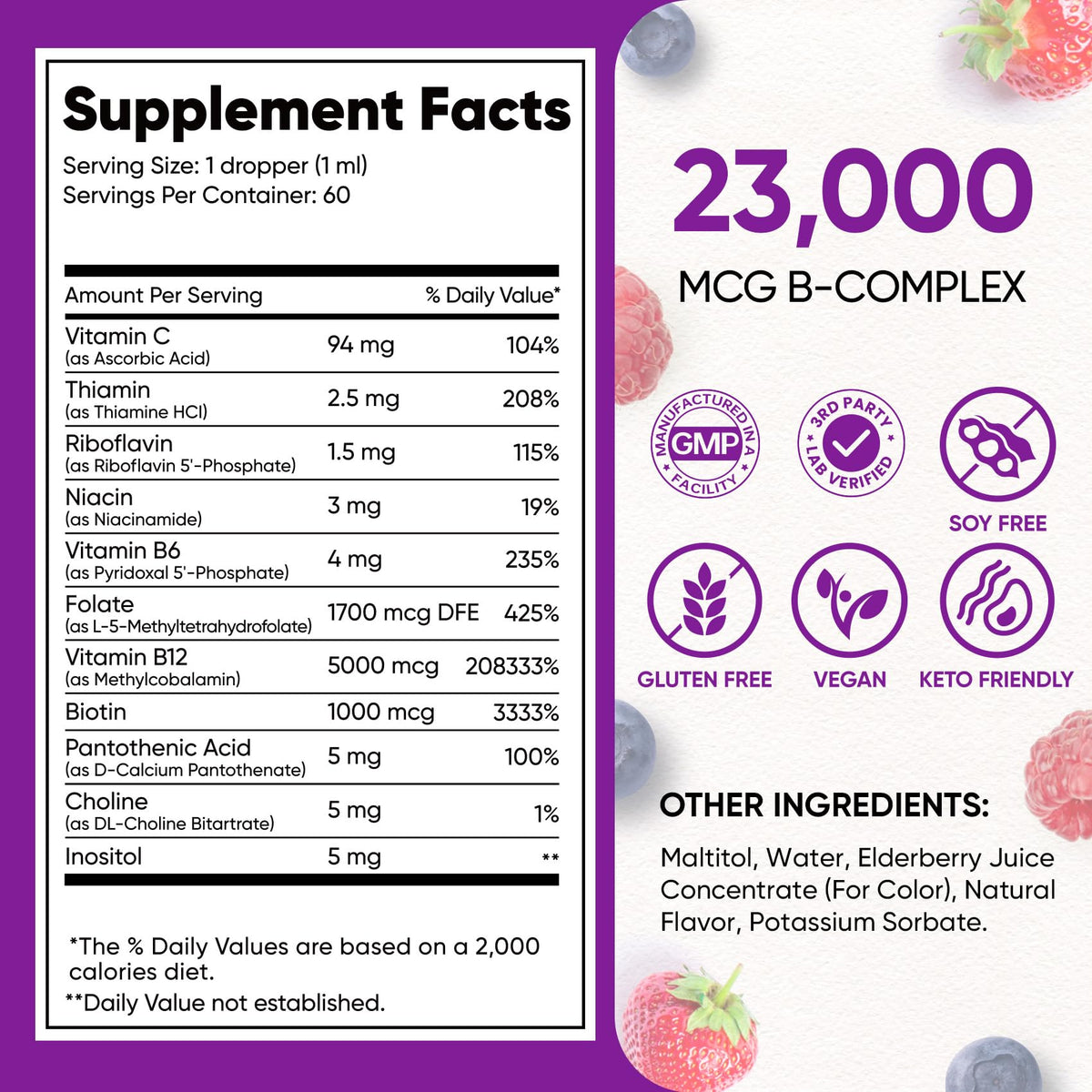 Vitamin B Complex 23000mcg A589559