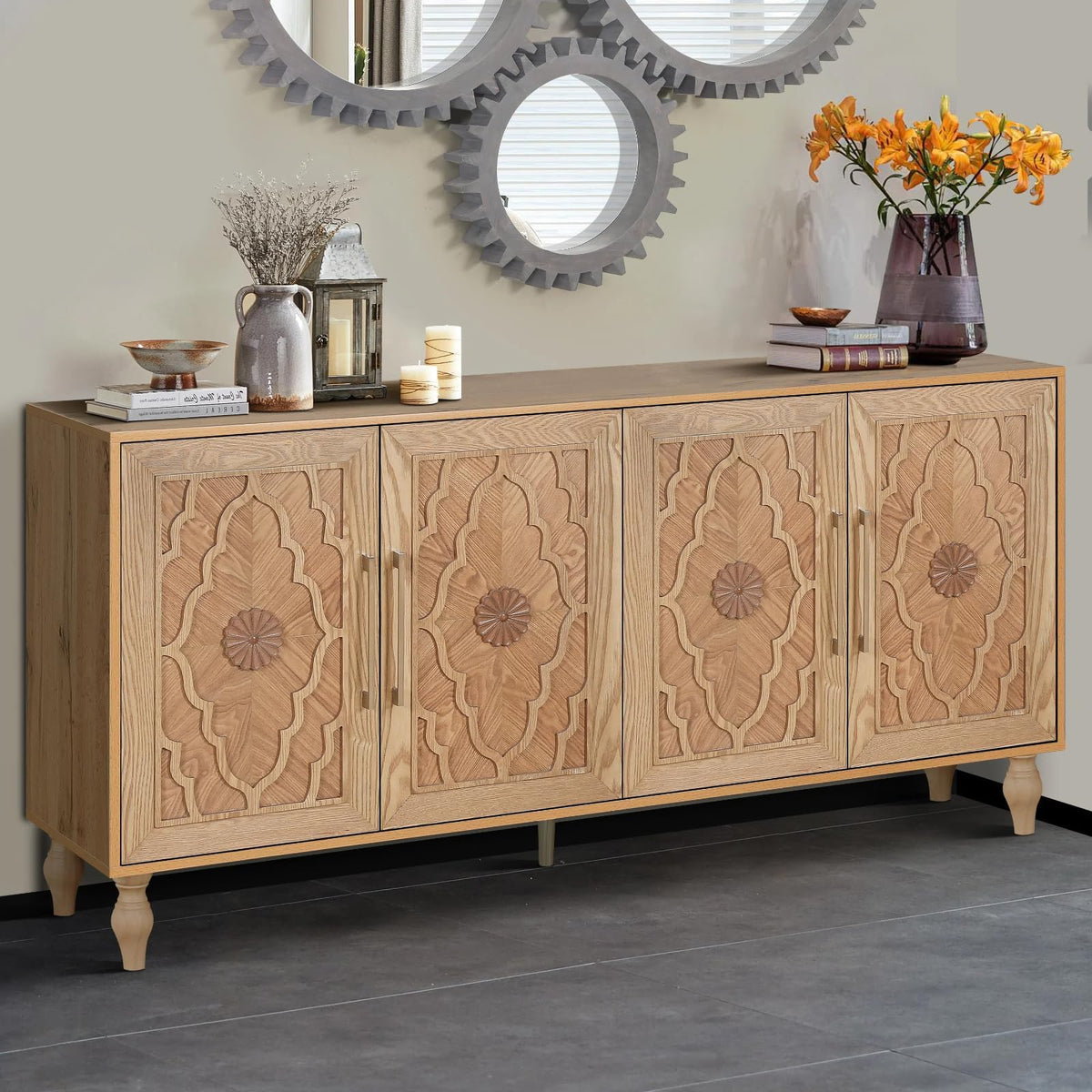 Wooden Accent Storage Cabinet C5135