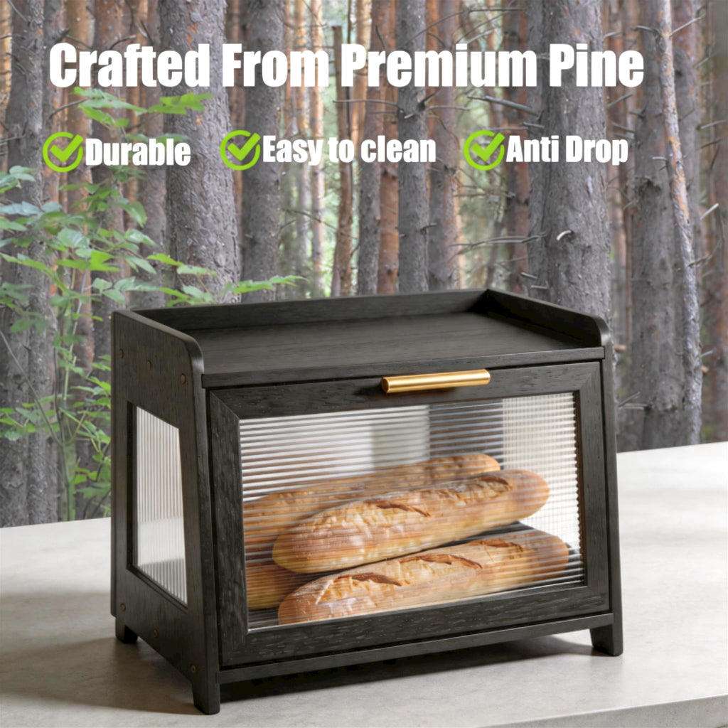 Wooden Bread Box T2547