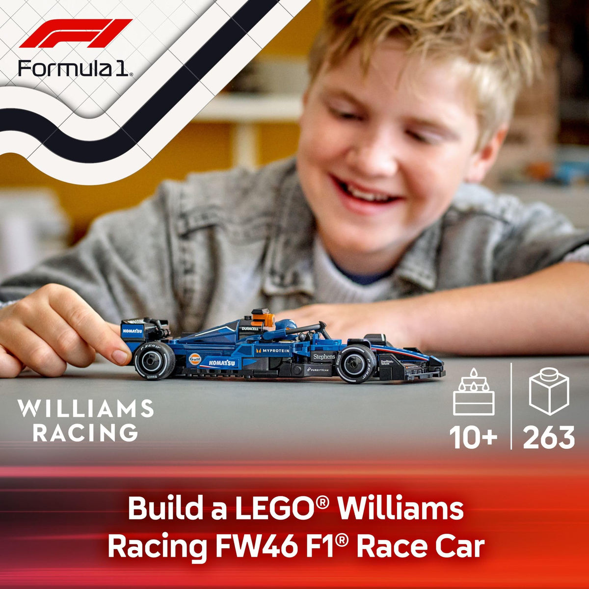 F1 Race Car Toy Building Set K22576
