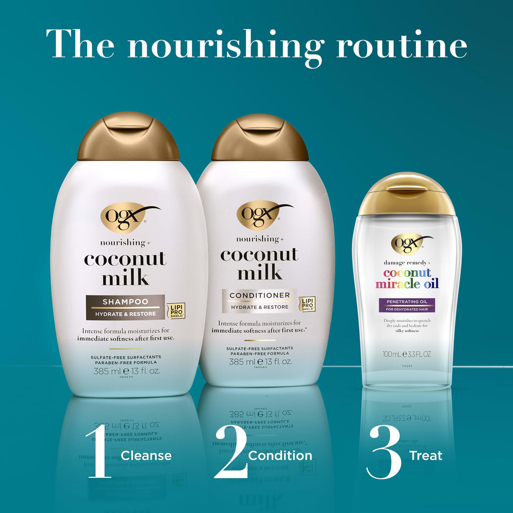 Coconut Milk Shampoo & Conditioner Set 2 x 13 fl. oz K4154