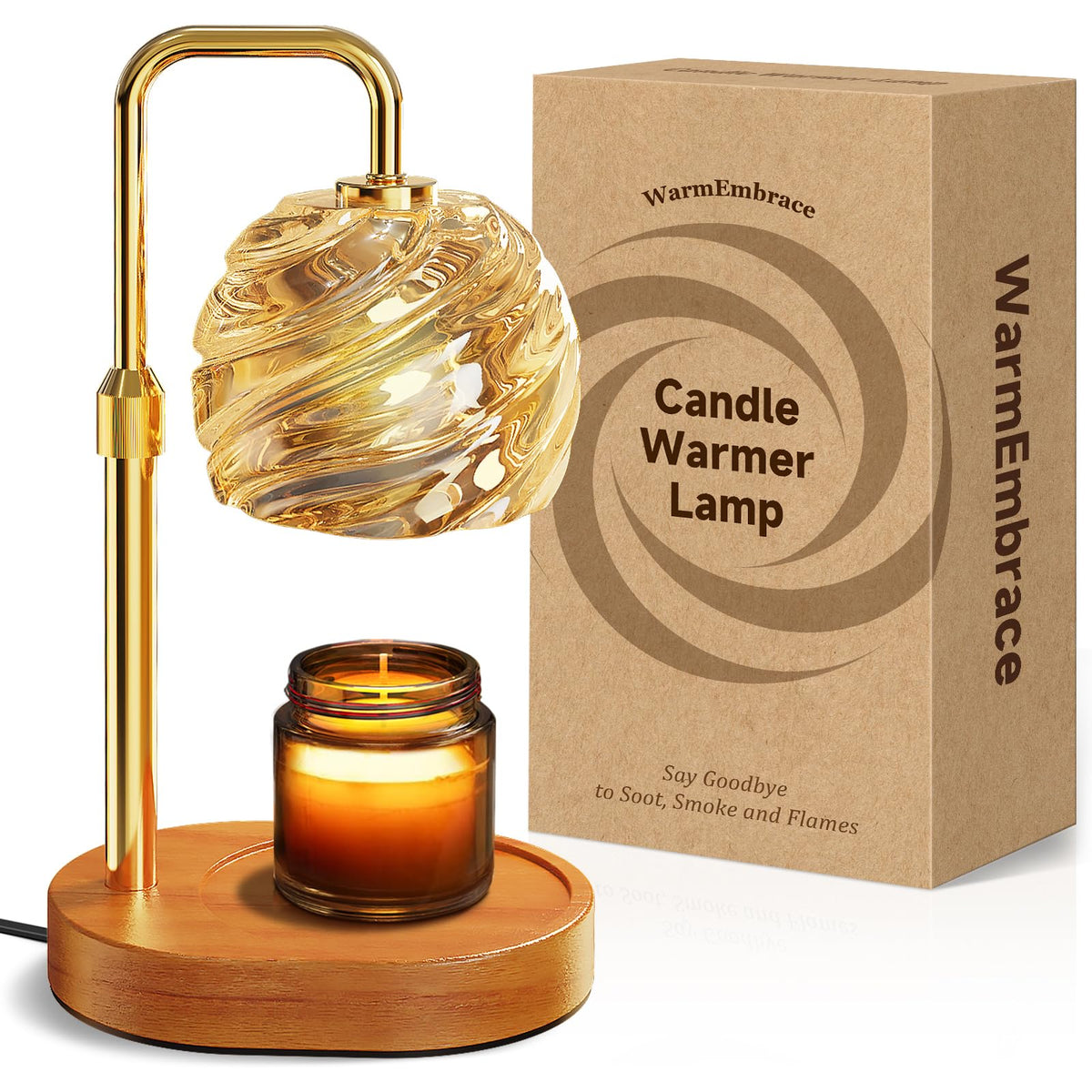 Candle Warmer Lamp with Timer Dimmable H73755