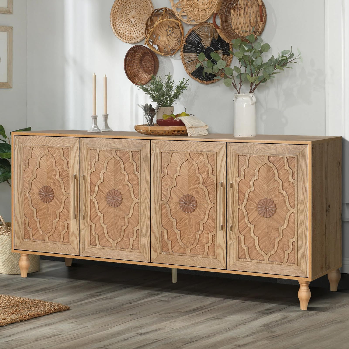 Wooden Accent Storage Cabinet C5135