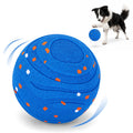 Interactive Dog Toy Ball Automatic Moving Bouncing Rotating E-TPU Waterproof Blue W6436