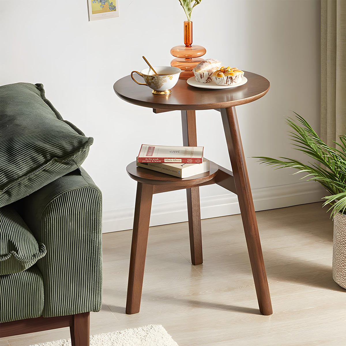 2-Tier Round Side Table Z3632