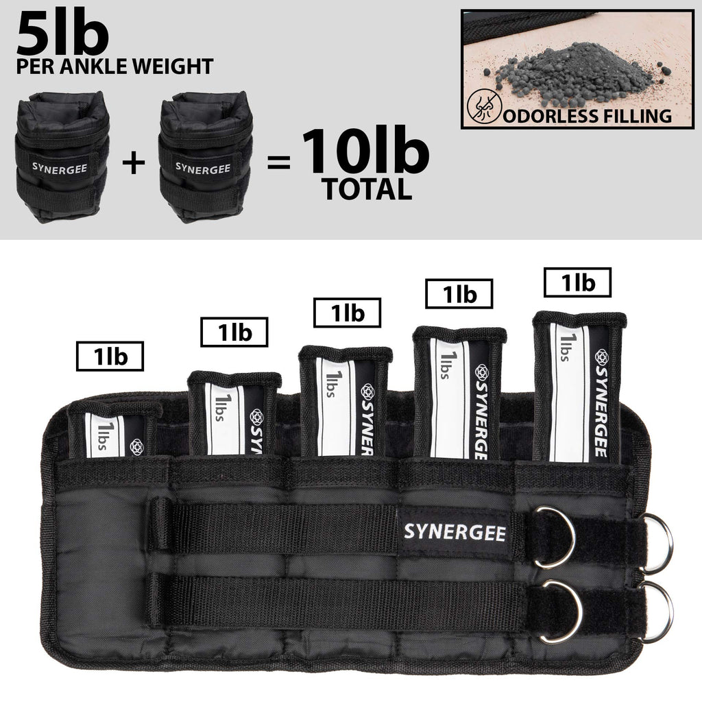 Adjustable Ankle/Wrist Weights Set of 2 S8230