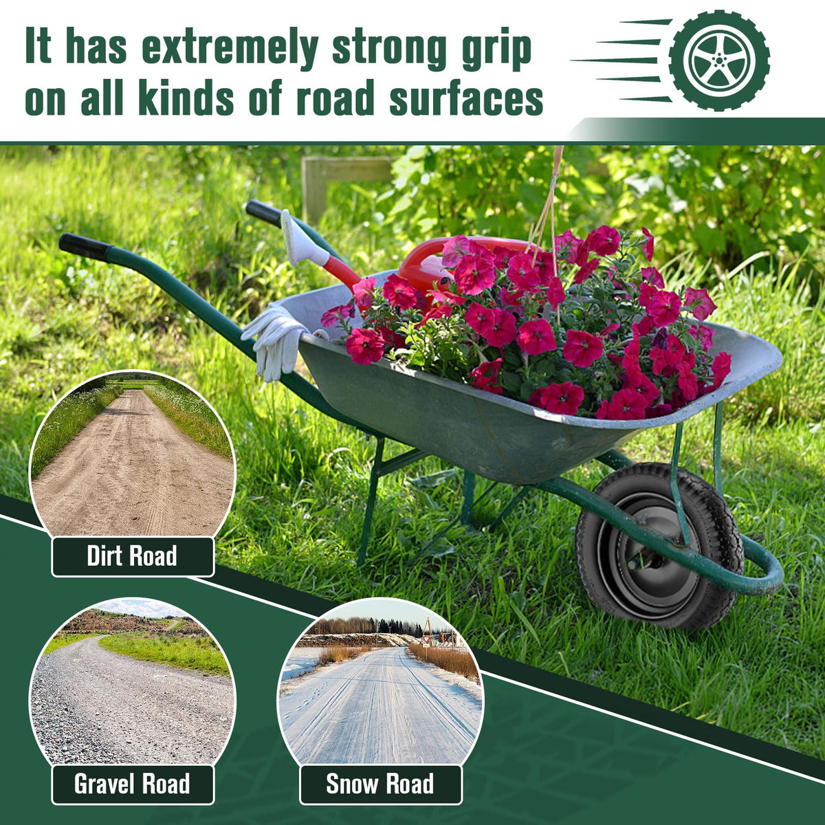 4.80/4.00-8 Wheelbarrow Tire T995