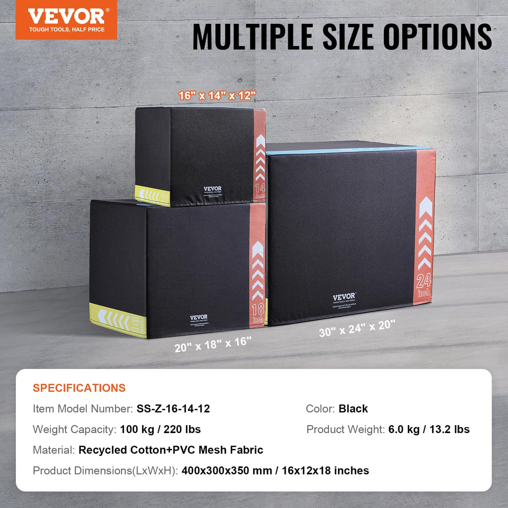 3 in 1 Plyometric Jump Box W303