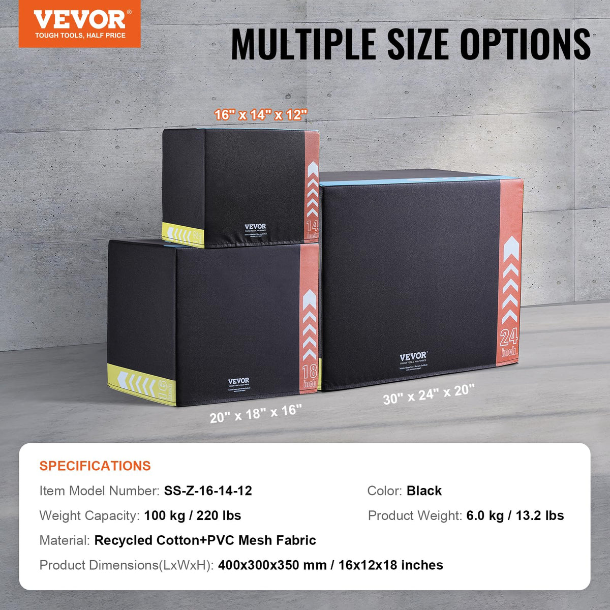 3 in 1 Plyometric Jump Box W303