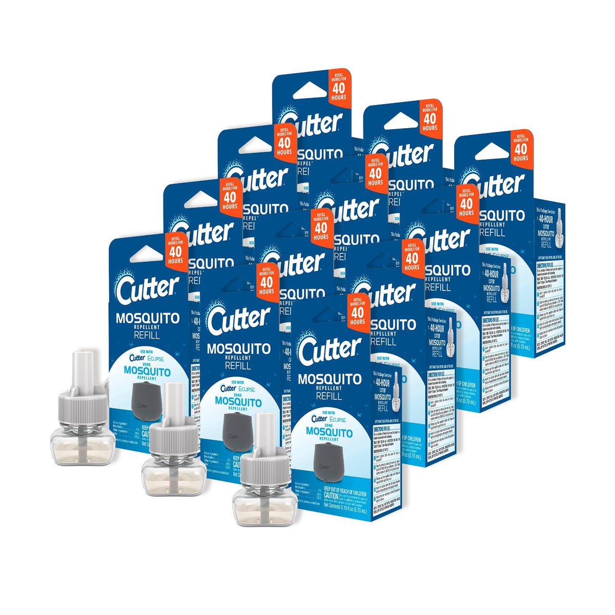 Mosquito Repellent 40-Hour Refill Pack of 12 P796