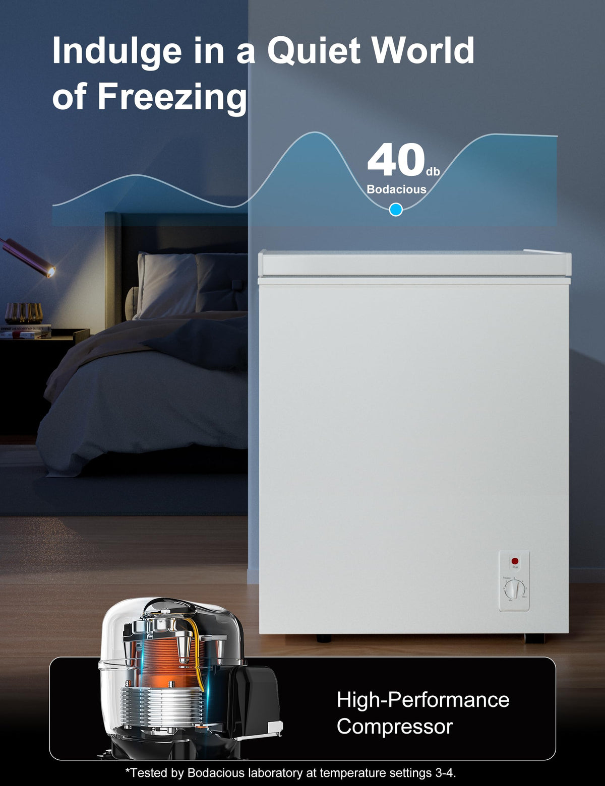 2.5 Cu.Ft White Chest Freezer G346298