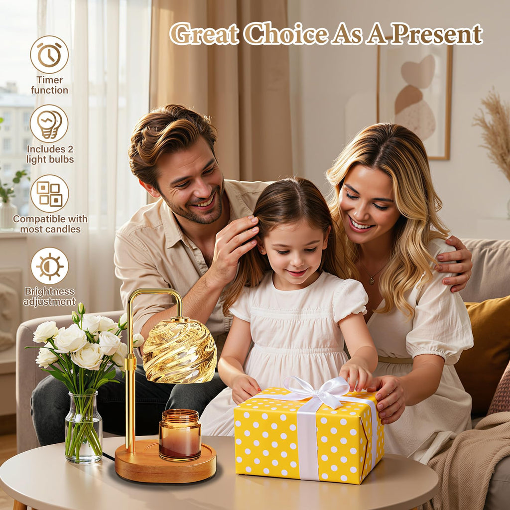 Candle Warmer Lamp with Timer Dimmable H73755