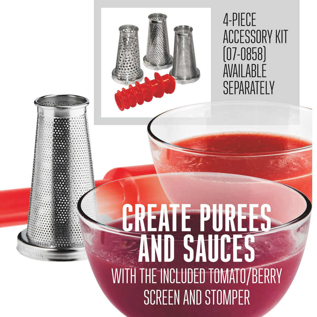 Food Strainer and Sauce Maker White X607