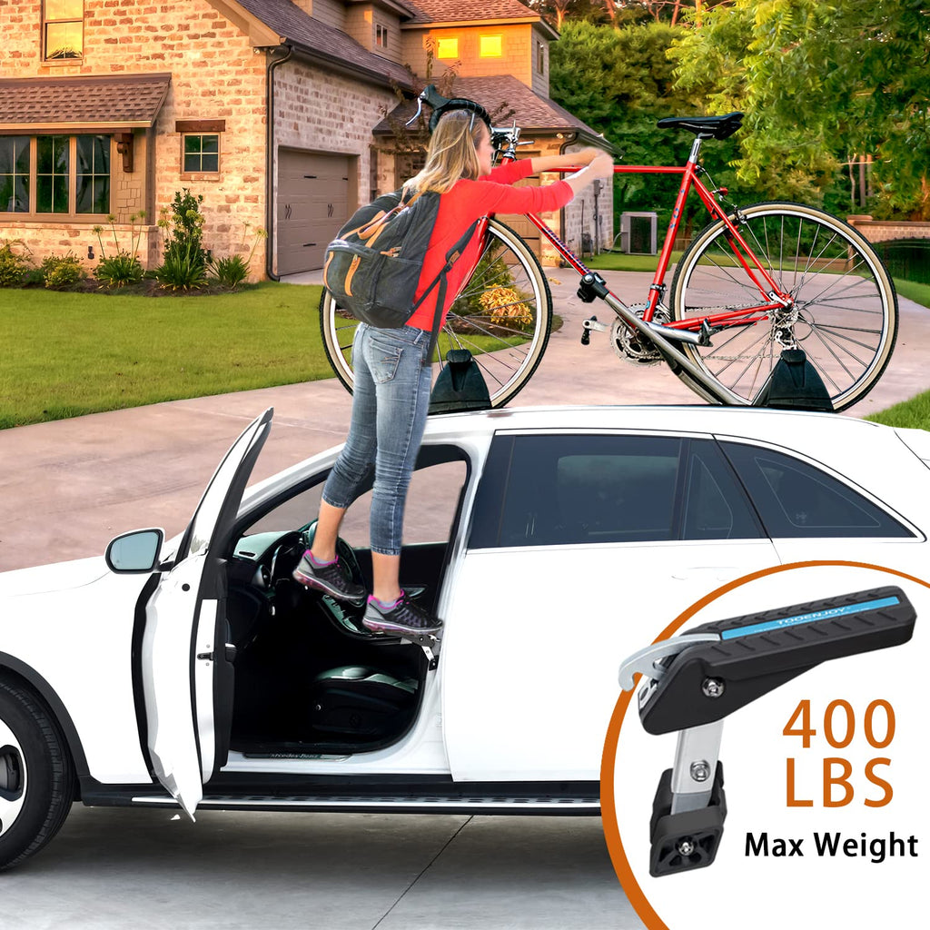 Adjustable Foldable Car Door Latch Step Max Load 400LBS B218336