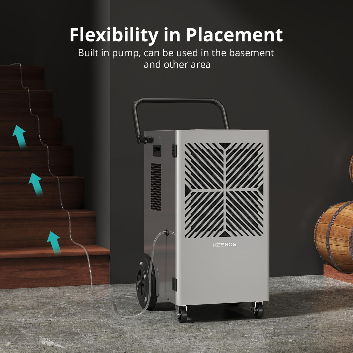 155 Pints Commercial Dehumidifier with Pump W947