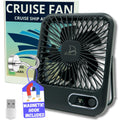 Portable USB Rechargeable Fan with Magnetic Hook W47876
