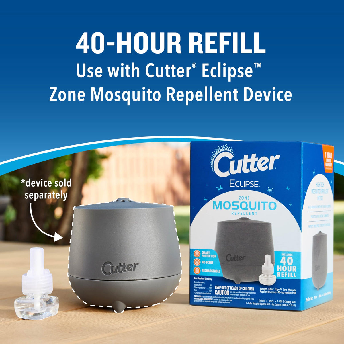 Mosquito Repellent 40-Hour Refill Pack of 12 P796
