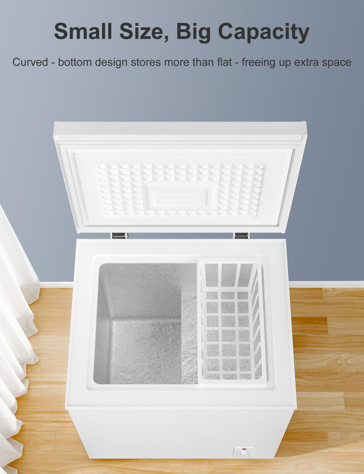 2.5 Cu.Ft White Chest Freezer G346298