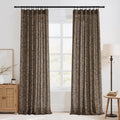 Extra Long Linen Floral Curtains 108 Inches I207590