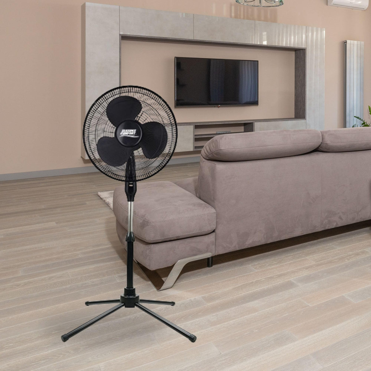 18" Oscillating Pedestal Fan, Adjustable Height, 3 Speed Z330210