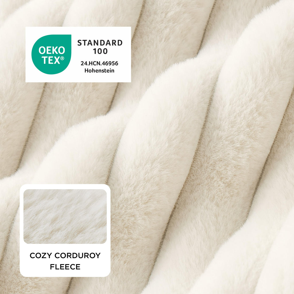 Cream Washable Dog Bed P418