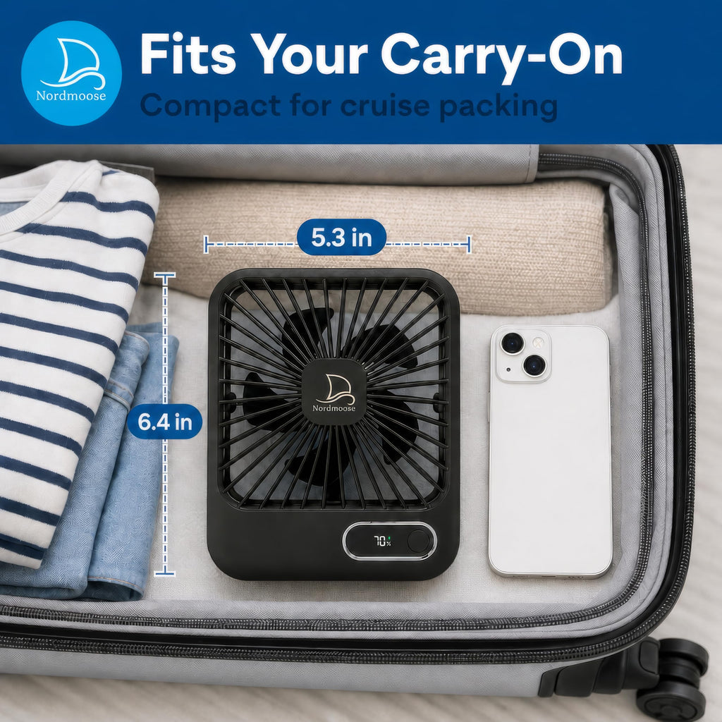 Portable USB Rechargeable Fan with Magnetic Hook W47876